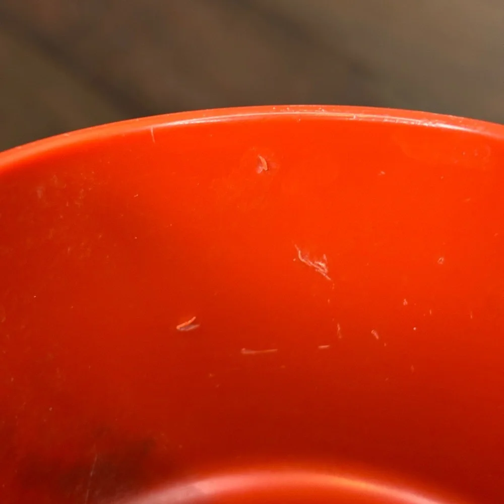 Tupperware Stacking cup mug 1312-7 Vintage Orange Good Condition‎ for age